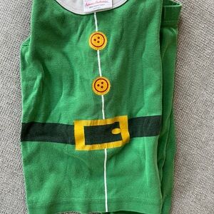 Kids Christmas pajamas, elf